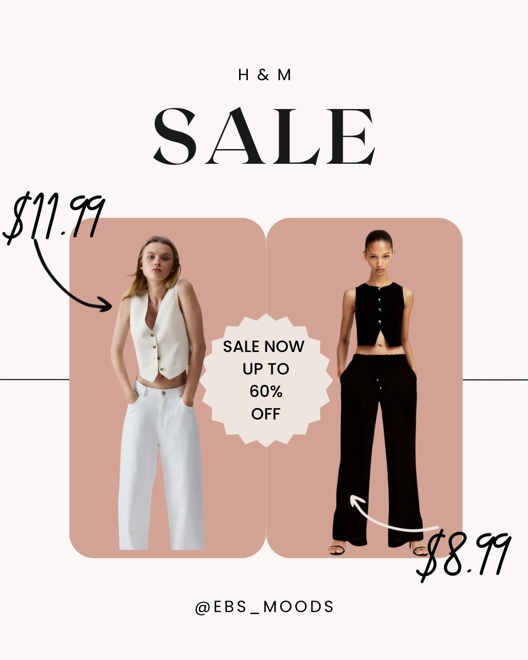 H&M sale!!! Up to 60% off 

#LTKSaleAlert #LTKFindsUnder50 #LTKSeasonalpp