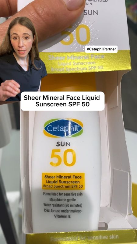 Cetaphil mineral sunscreen 

#LTKVideo #LTKBeauty #LTKFindsUnder50
