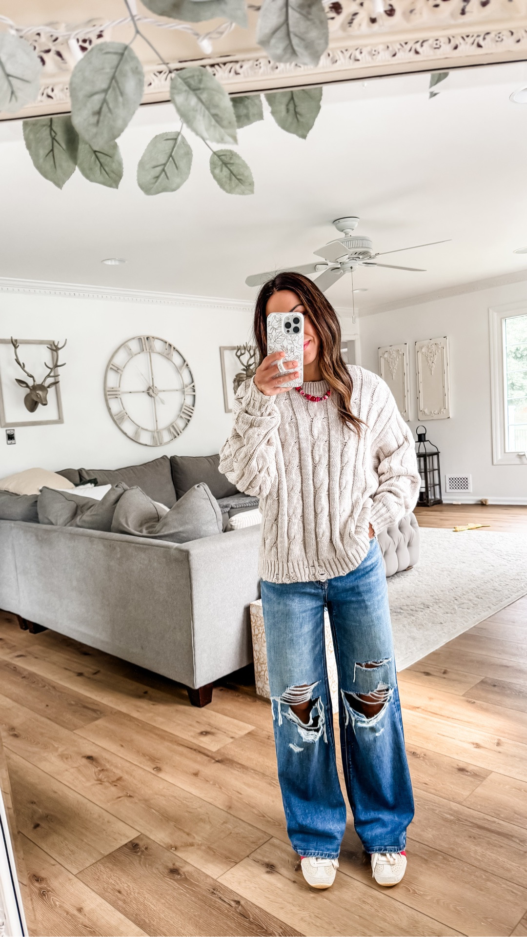 Code: AEFALL30 @ae wide leg jeans 0 short. Sweater small. American Eagle. #AEPartner #AEJeans

#LTKOver40 #LTKPetite #LTKSaleAlert