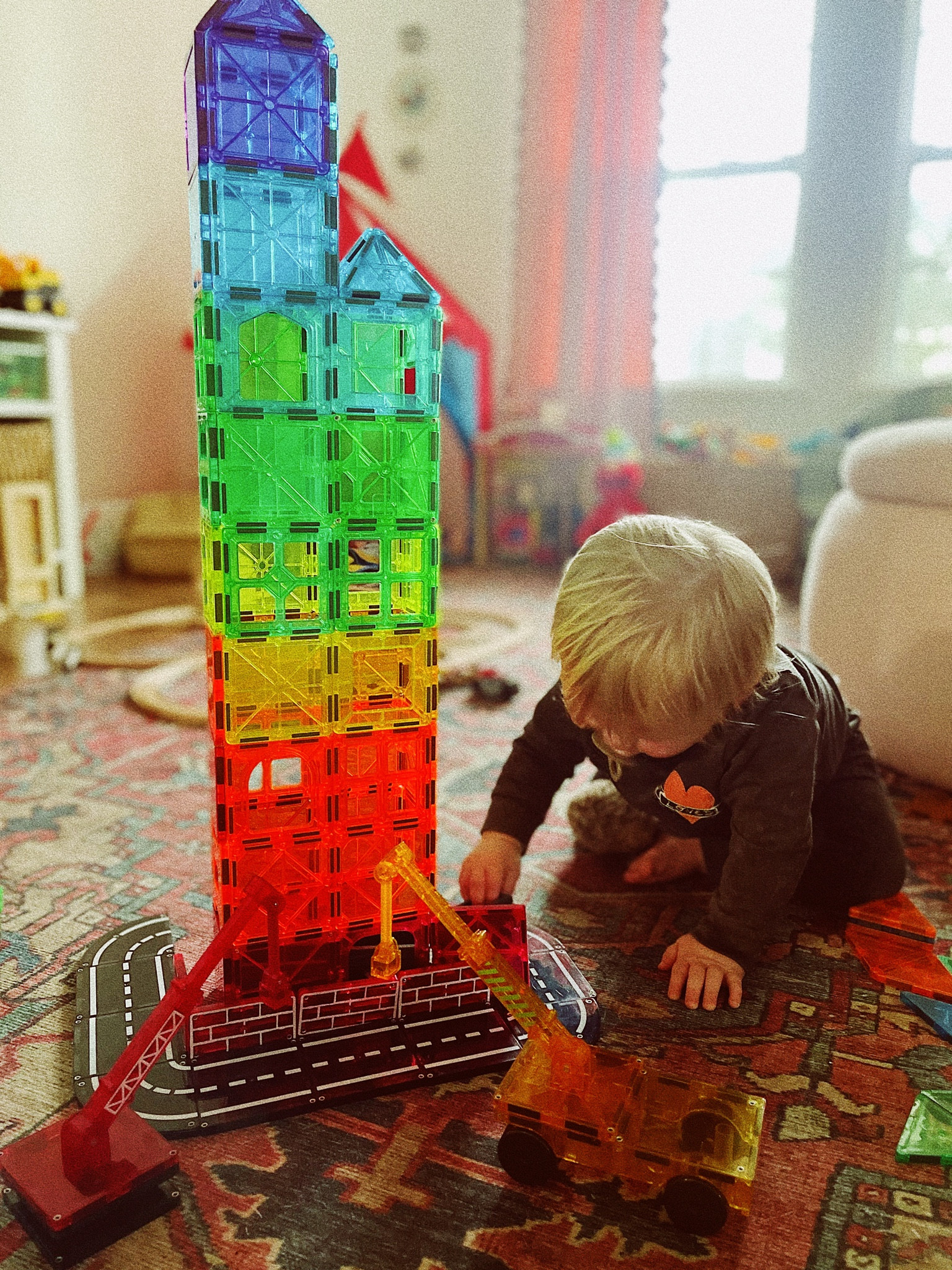 Magnatiles have been a favorite toddler activity lately 

#LTKbaby #LTKkids #LTKhome