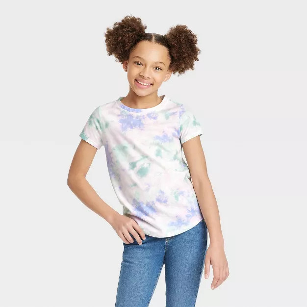 Girls' Printed Short Sleeve T-Shirt - Cat & Jack™ | Target