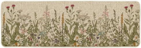 Artoid Mode Wildflower Floral Spring Runner Rug, Summer Home Decor Low-Profile Switch Rug Door Ma... | Amazon (US)