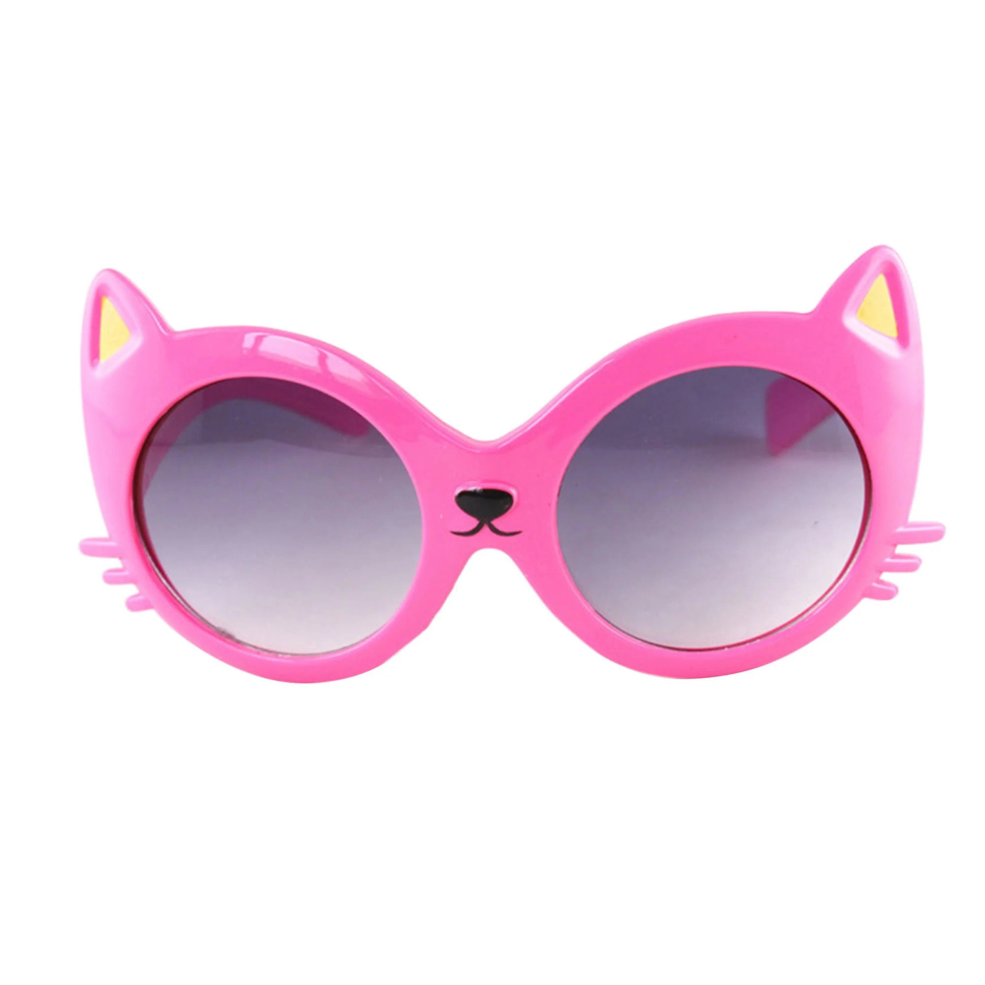 Gueuusu Baby Sunglasses, Cat Shape Bright Color Block Cute Eyewear Tool - Walmart.com | Walmart (US)