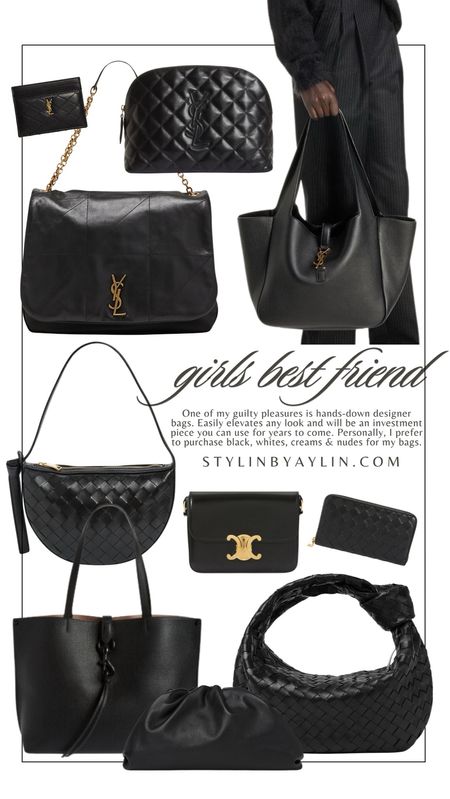 Girls best friend... easily elevate any look with a designer bag. Personally I prefer to purchase black, white, creams and nude bags #StylinbyAylin #Aylin 

#LTKitbag #LTKstyletip