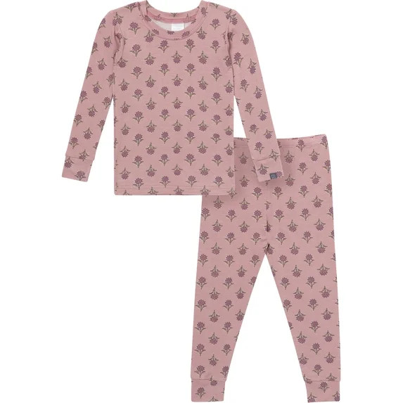 Modern Moments by Gerber Neutral Viscose 2-Piece Pajama Set, Sizes 12 Months - 5T | Walmart (US)