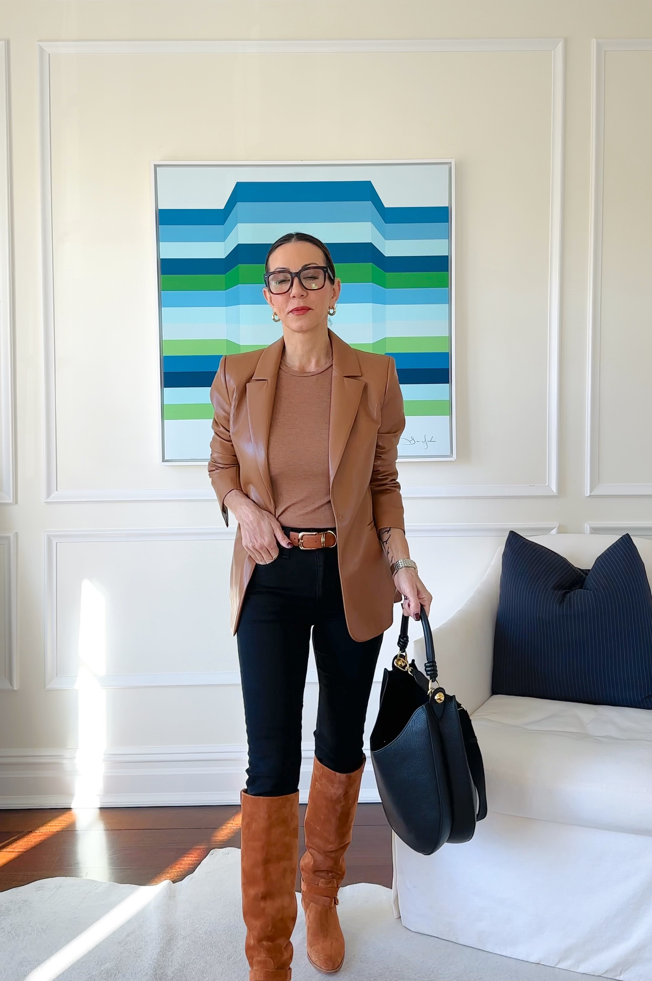 Chic and elevated casual OOTD. This blazer is no longer available but I linked a similar one from J. Crew that is much less expensive and just as good 😊 