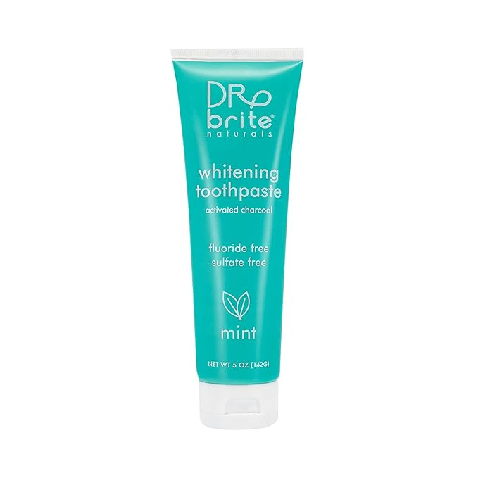 Dr. Brite Mint Natural Whitening Toothpaste with Activated Coconut Charcoal and Vit C (5 Oz) | Amazon (US)