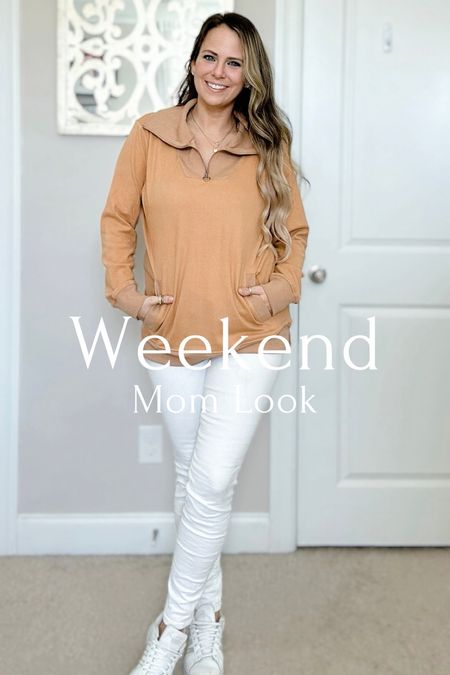 Comment LINK to get this look sent directly to your DMs 💞 
Make sure you are following me before requesting the link- IG won’t deliver the DM if you aren’t following me! 💞

Yall this pullover is on sale for under $15 right now 😍😍😍 it’s literally soo soft and has pockets 💁🏼‍♀️

How to shop ⤵️
💞 Comment the word LINK and I will DM you the links to the outfit
💞Click on the @liketoknow.it link on the top of my IG page 
💞 Click the @amazon link on the top of my IG page 

Spring Transition | Mom Style | Spring Outfits | Casual Spring Style | Spring Fashion Trends | Amazon Fashion | Amazon sweatshirt | weekend outfit | Mom style 

#amazonfashion #amazonfashionfinds #amazonfinds #springfashion #amazonbestseller #amazonfashionfavorites #founditonamazon #founditonamazonfashion #momstyle #momlife #casualstyle #grwm #grwmreels #outfitreel #30sfashion #casualoutfit #girlmom🎀 #charlottenc #mominfluencer #weekendvibes #streetstyle #leggingsaddict #adidasshoes #sweatshirtstyle #goodmorning #style #fashion #fashiongram 


#LTKsalealert #LTKfindsunder50 #LTKstyletip