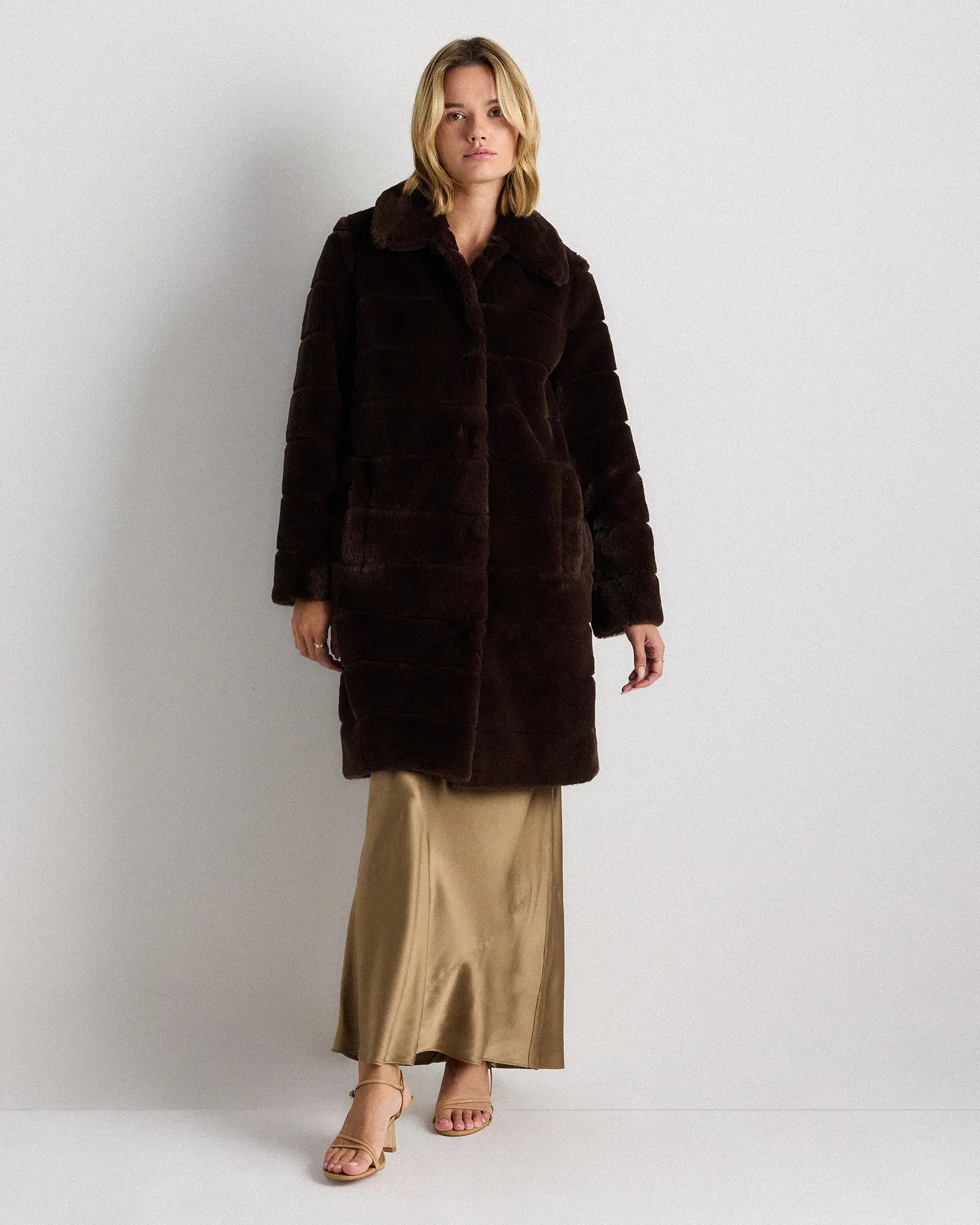 Faux Fur Long Coat | Quince