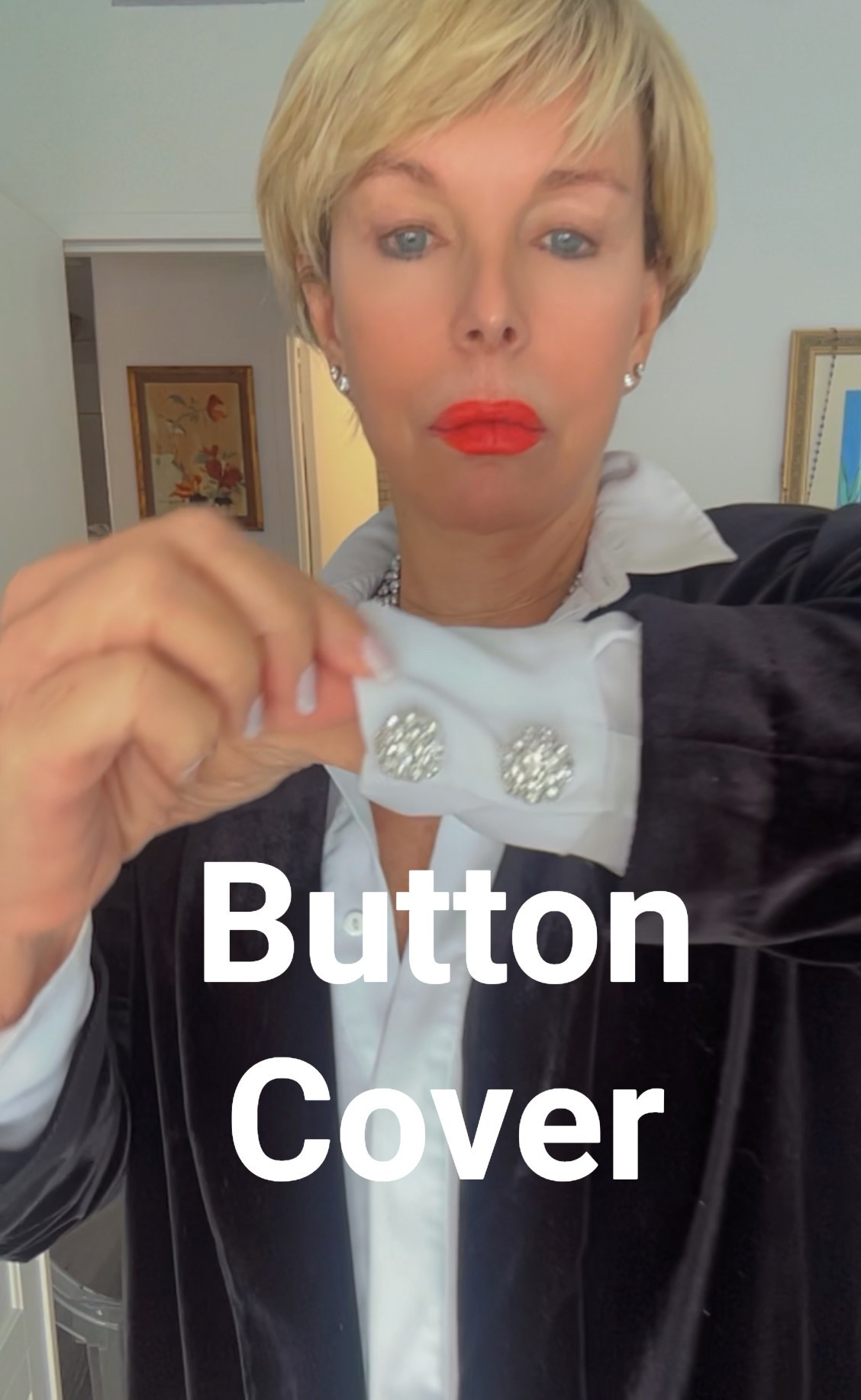 These rhinestone button covers are magnificent. You can attach them in just 3 seconds. Simply open the bottom of the rhinestone button cover, clip it onto your button, and close it. You'll have a brand new rhinestone button without removing the old one. They are reusable on different clothes and can be easily removed for washing. In 15 different colors  

#LTKStyleTip #LTKFindsUnder50 #LTKParties