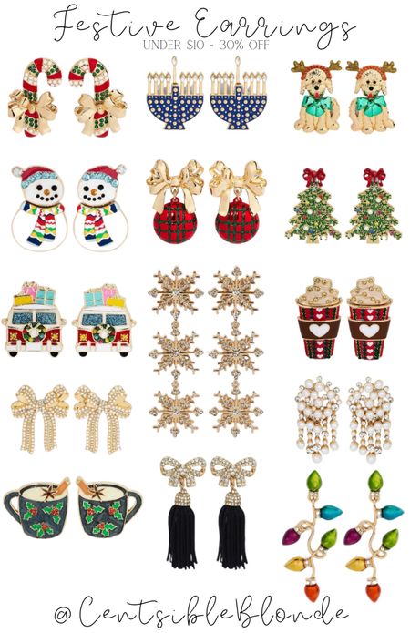 Holiday earrings
Festive earrings
Christmas jewelry
Ugly sweater jewelry
Christmas photo jewelry 
Gold earrings
Bow earrings


#LTKsalealert #LTKHoliday #LTKSeasonal