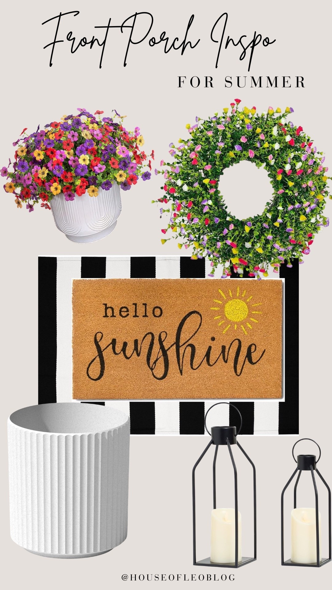 Refreshing the outdoor spaces for spring and summer, loving the bright colors!