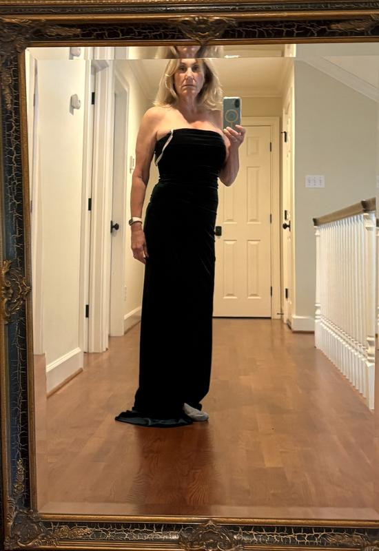 AQUA Velvet Strapless Gown - Exclusive  | Bloomingdale's Women | Bloomingdale's (US)