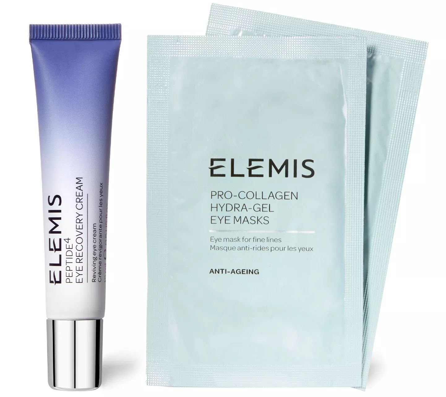 ELEMIS Peptide4 Eye Recovery Cream with Hydra-Gel Eye Masks - QVC.com | QVC