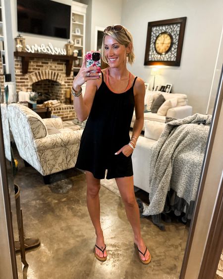 Such a cute romper- and it’s on sale for under $20! I have worn this so much this summer! 
The tank I’m wearing underneath is part of a 3-piece set and runs small. I’m wearing a size M/L. 
The sandals run tts and are so comfy! Everything is from Amazon. 

Summer outfit, summer fashion, best seller

#LTKsalealert #LTKBacktoSchool #LTKFind