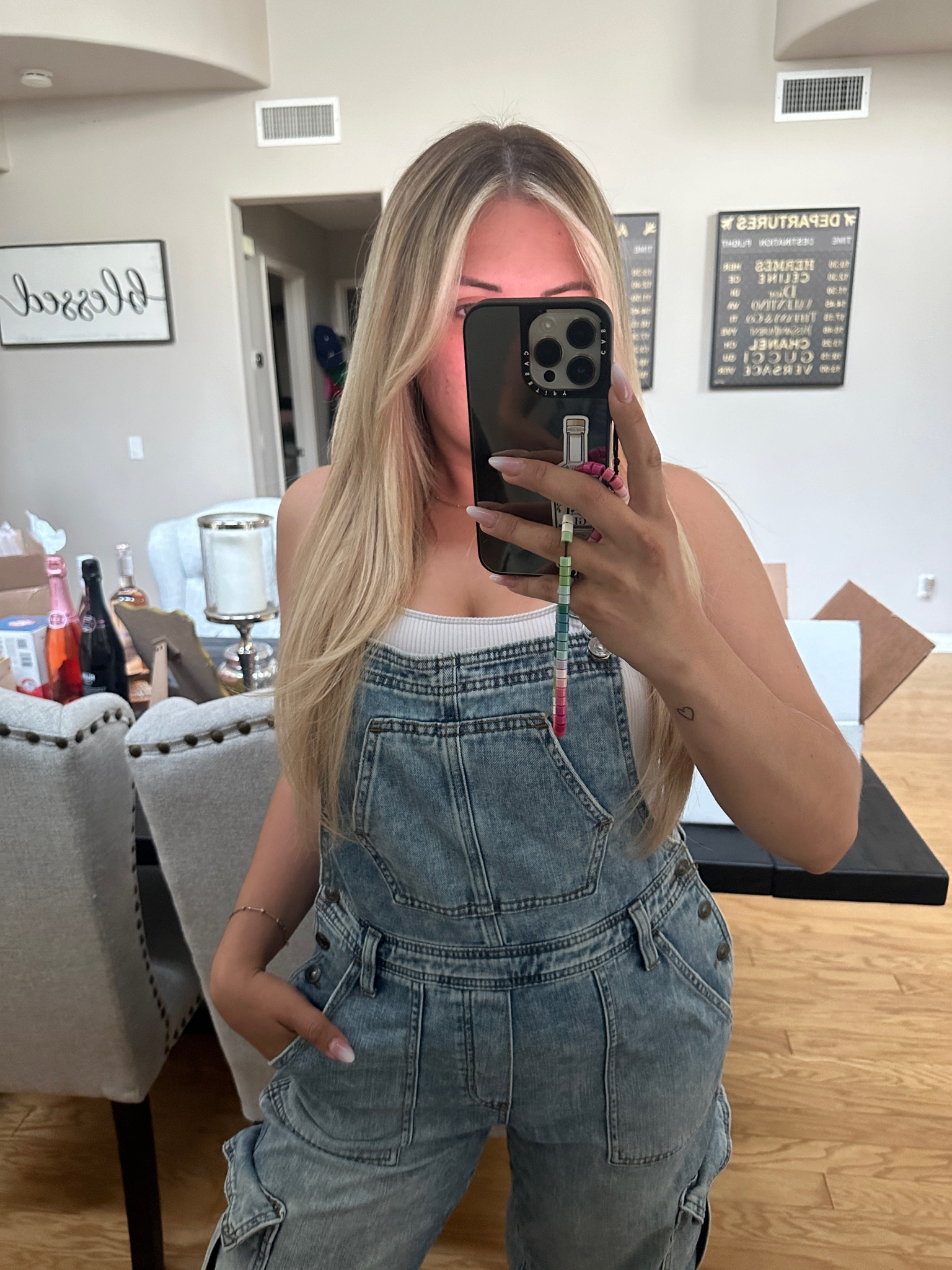 Yall know I love a good pair of overalls! These run a little oversized. I’m usually a medium, size 6/34 D for reference - but I’m wearing a SMALL in the overalls! 