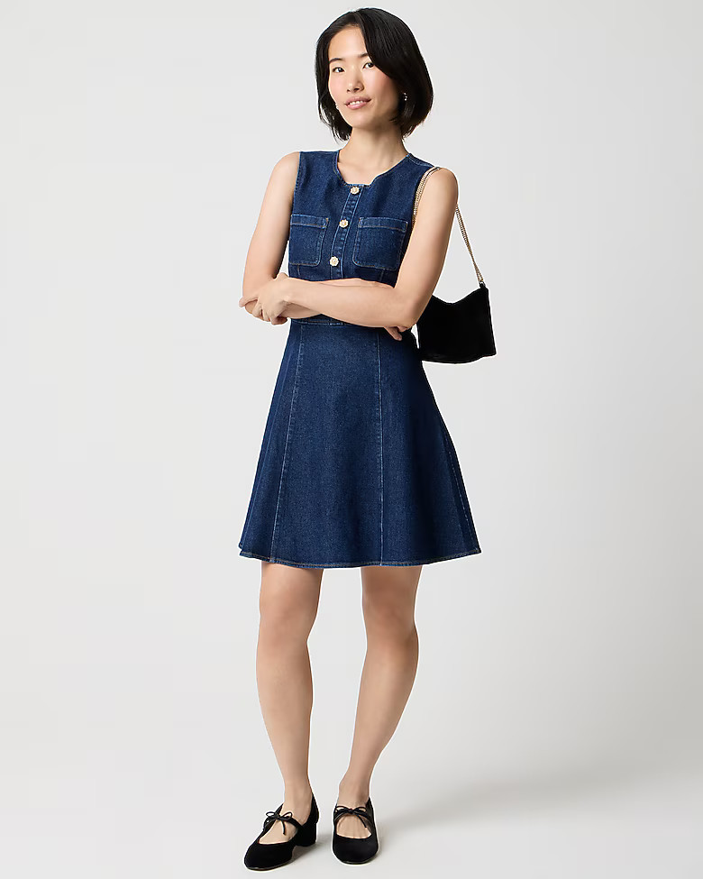 Denim mini dress | J.Crew Factory