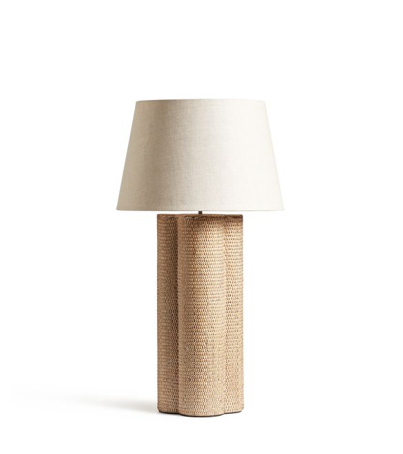 Balabac Clover Table Lamp - Sand | OKA US