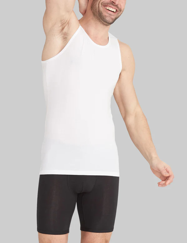 Cool Cotton Tank Stay-Tucked Undershirt | Tommy John