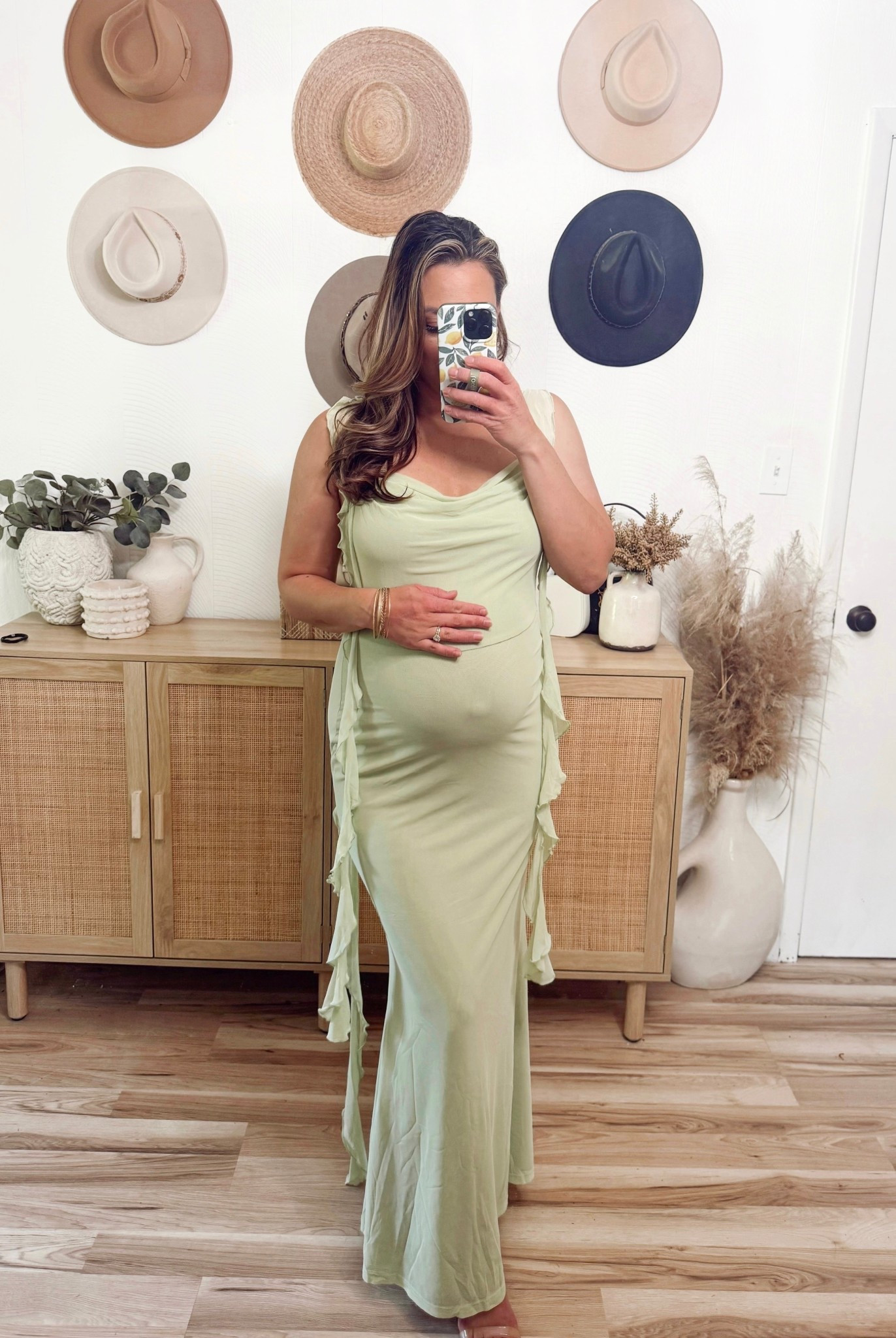 Amazon bump friendly summer wedding guest dresses. Wearing a size Large  

Green maxi dress 


#LTKBump #LTKBaby #LTKSummerEdit
