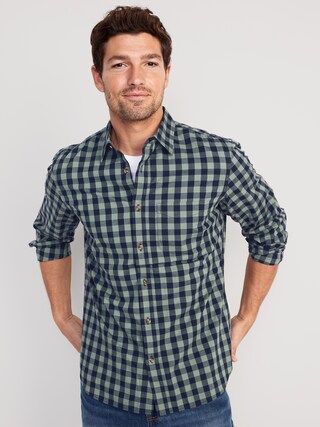 Slim-Fit Built-In Flex Everyday Shirt for Men | Old Navy (US)