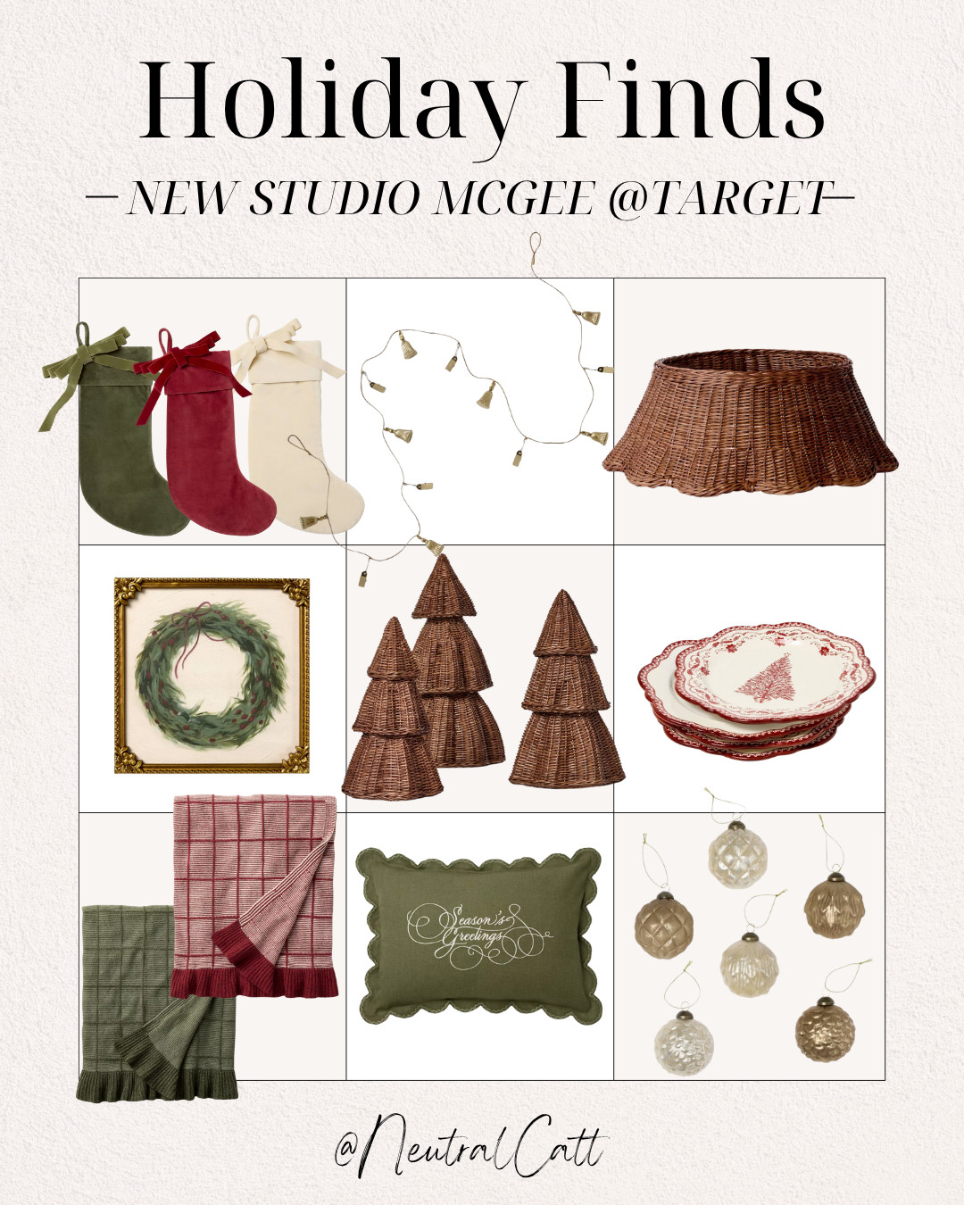 Shop new Holiday Finds @Target from Studio Mcgee 

 