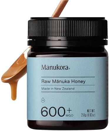 Manukora Raw Manuka Honey MGO 600+ from New Zealand, Non-GMO, Monofloral, Traceable from Hive to ... | Amazon (US)