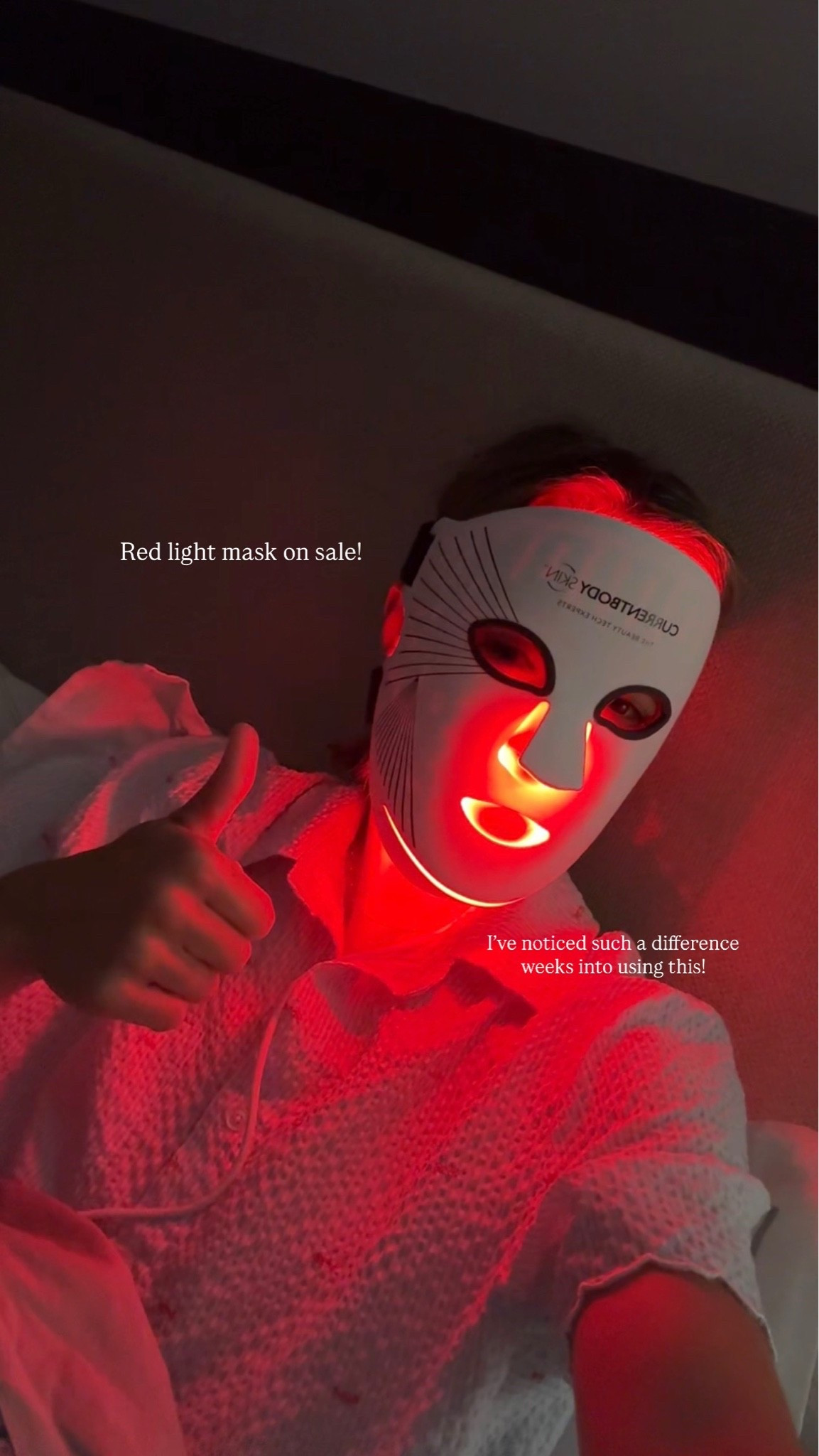 Current body red light mask