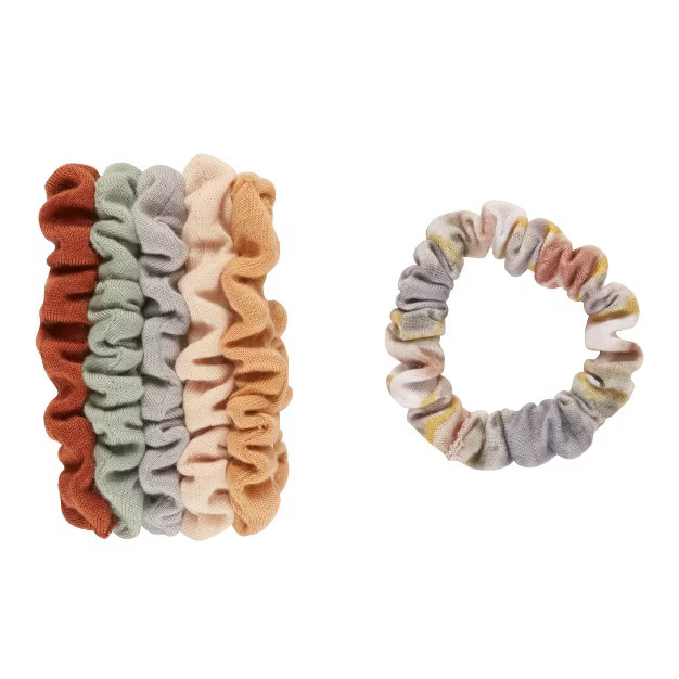 scunci Mini Scrunchies - Neutral - 6pk | Target
