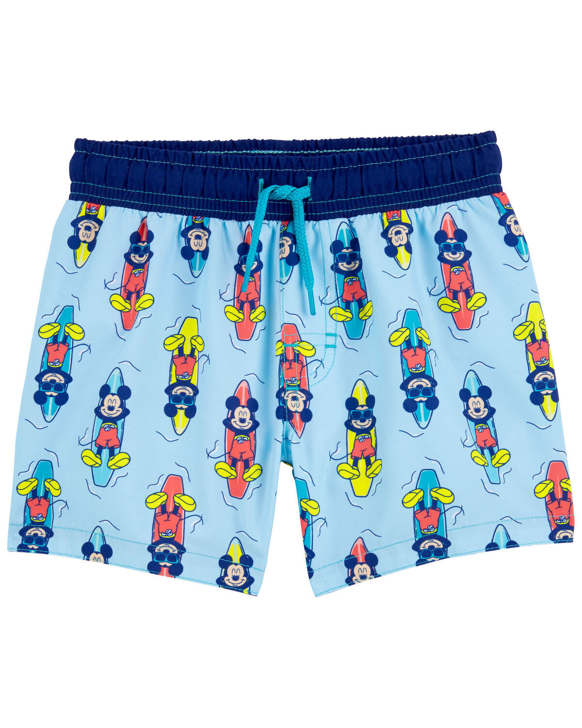 Blue Toddler Mickey Mouse Swim Trunks | carters.com | Carter's