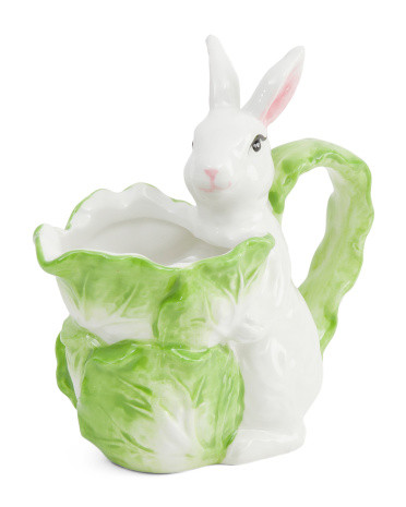 Cabbage Bunny Creamer Pitcher | TJ Maxx