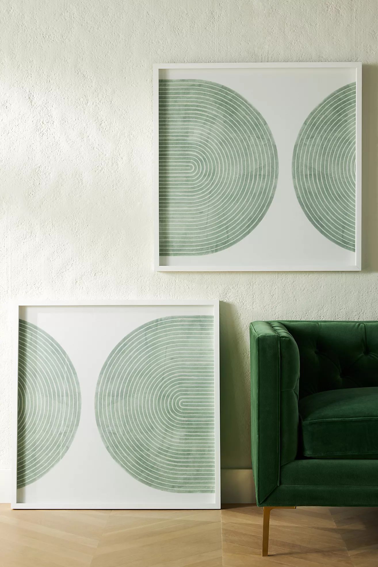 Concentric Deco Diptych Wall Art | Anthropologie (US)