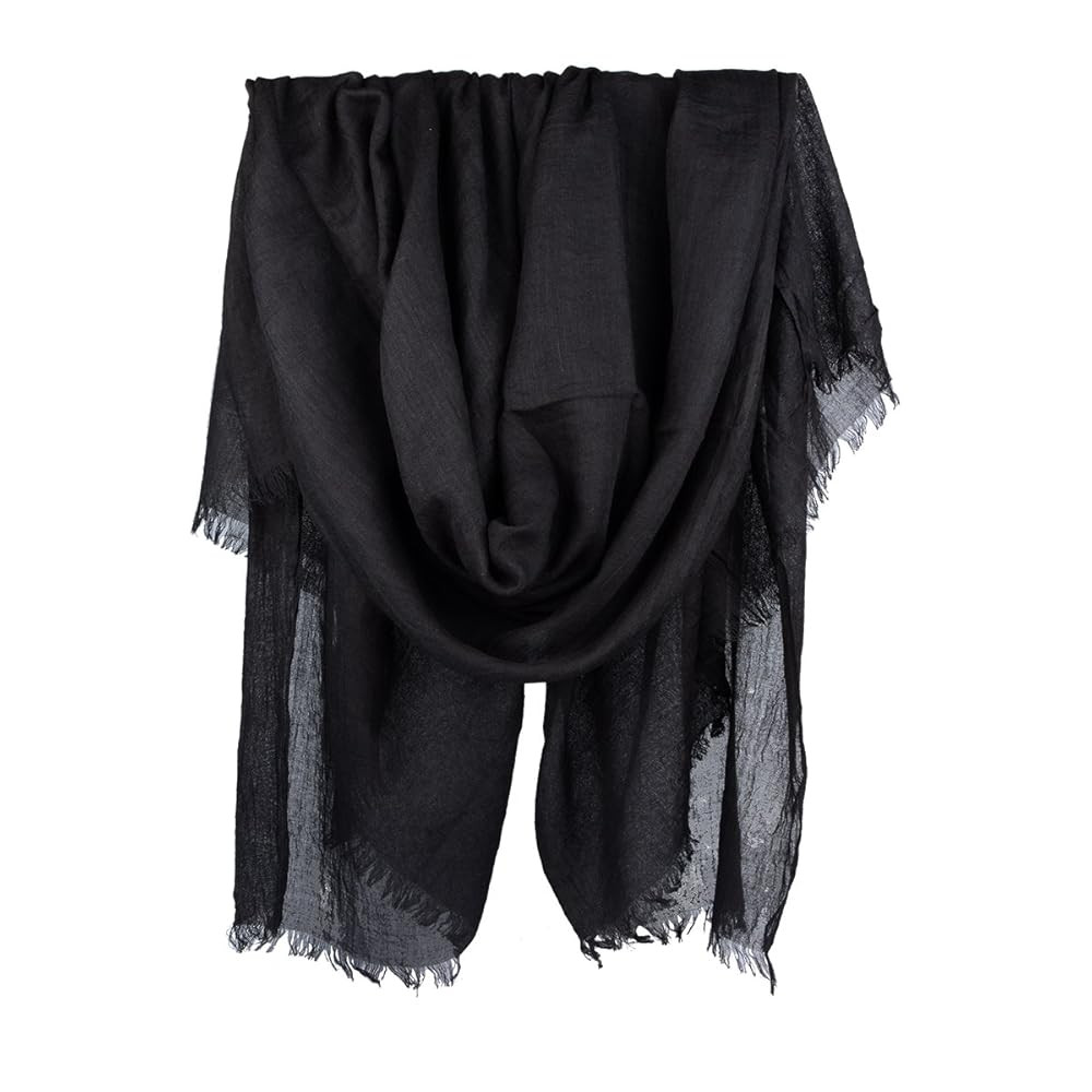 Women Summer Scarfs Large Long Lightweight Linen Beach Gauze Shawl Wrap 75”×43” | Amazon (US)