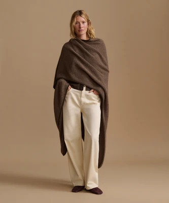 Jenni Kayne Fisherman Sweater Blanket Shawl | Jenni Kayne