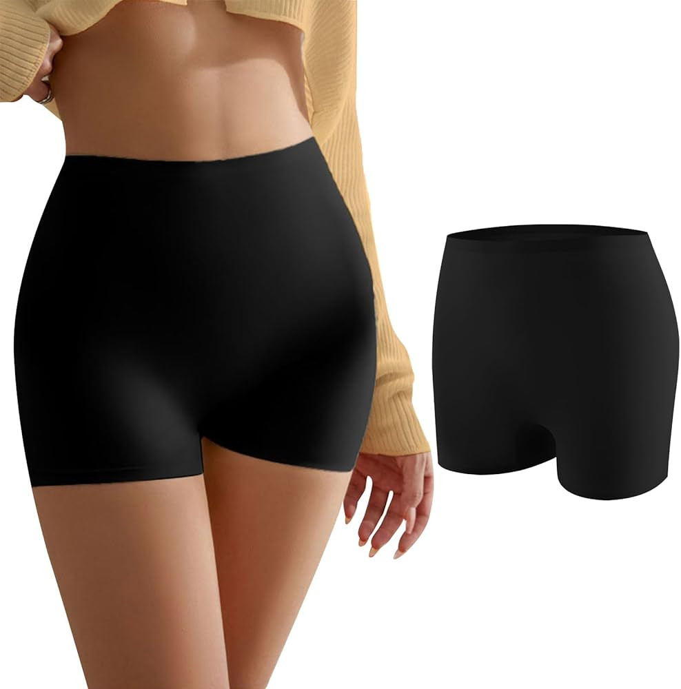 Womens Boy Shorts Seamless Underwear Anti Chafing Soft Biker Short Boxers | Amazon (US)