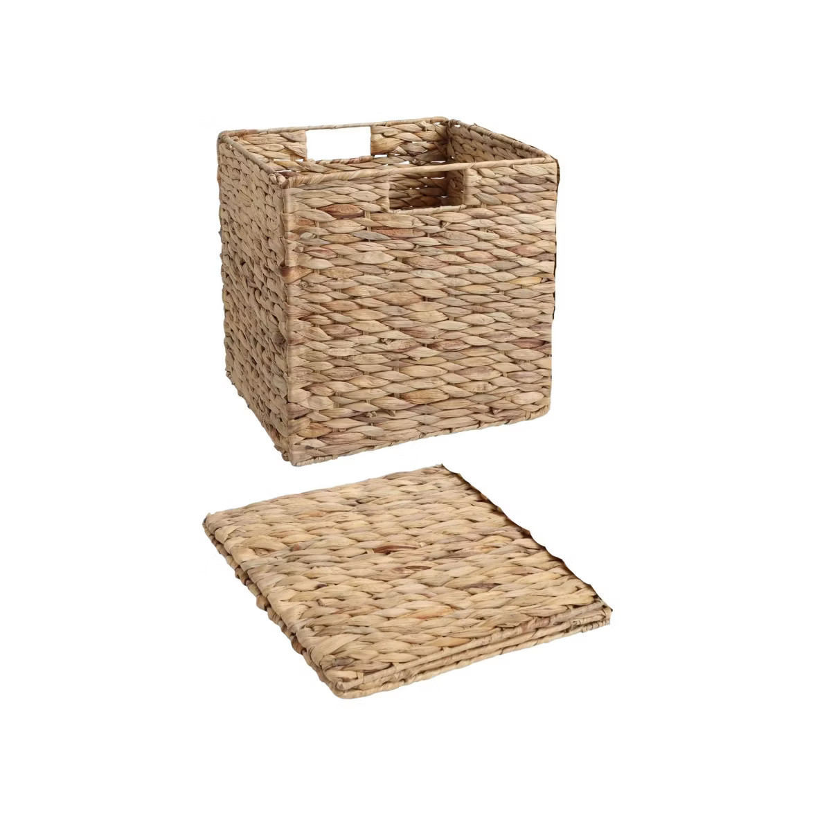 Elements Natural Tapered Water Hyacinth Basket - 12 x 12 x 11 | Target