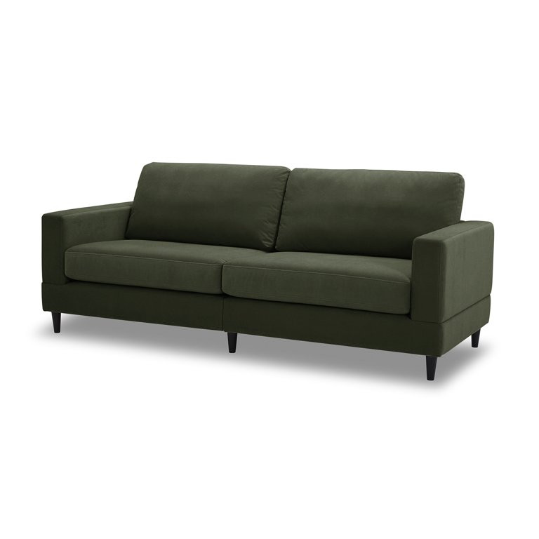 Better Homes & Gardens Springwood Wood Frame Sofa, Olive | Walmart (US)