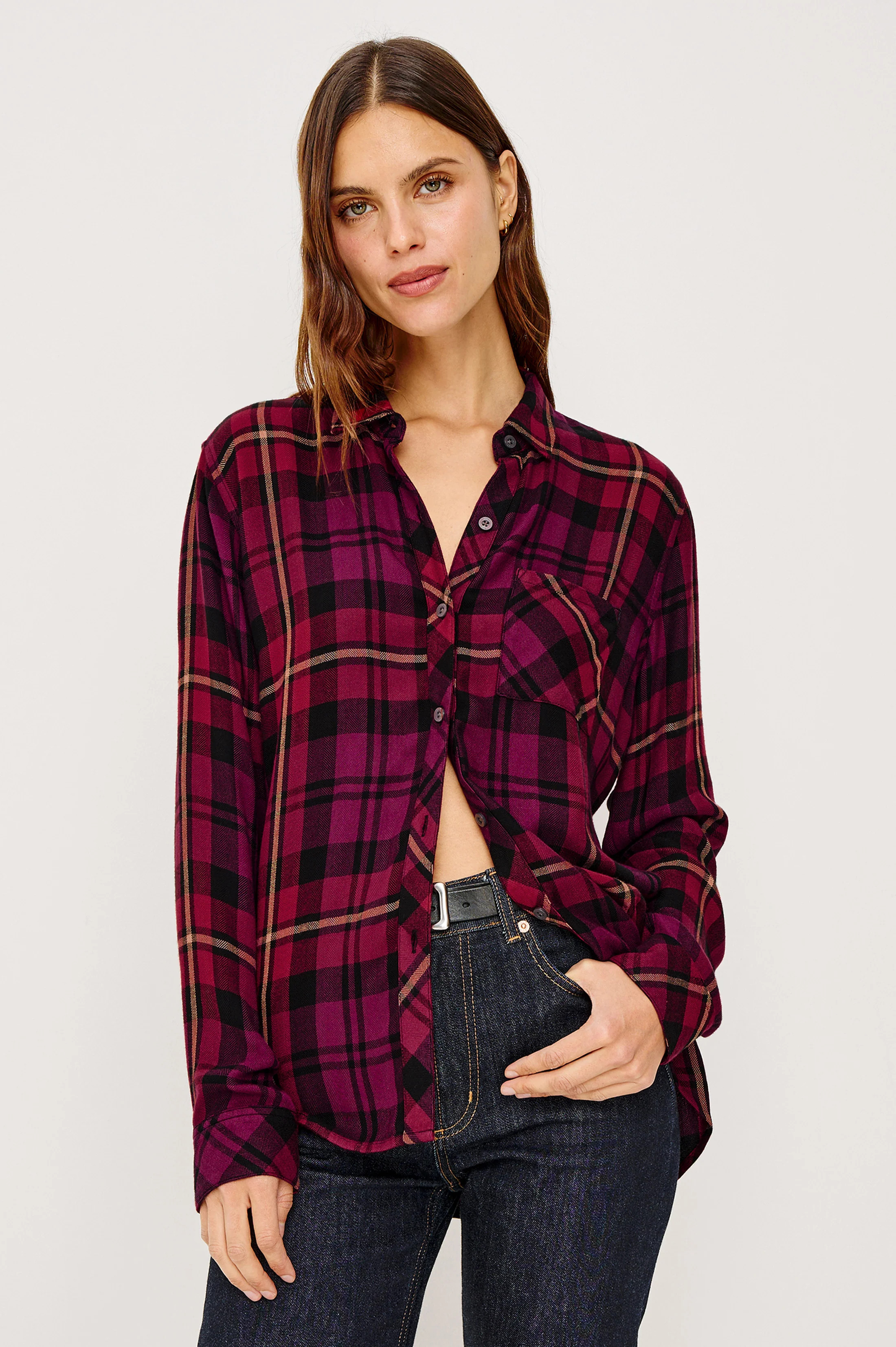 HUNTER SHIRT - PLUM MERLOT | Rails