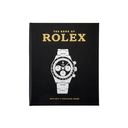 Graphic Image The Book of Rolex Leather Coffee Table Book in Black at Nordstrom | Nordstrom