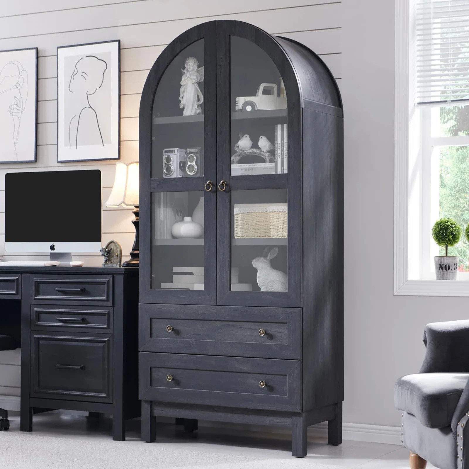 Wooden Display Cabinet | Wayfair North America