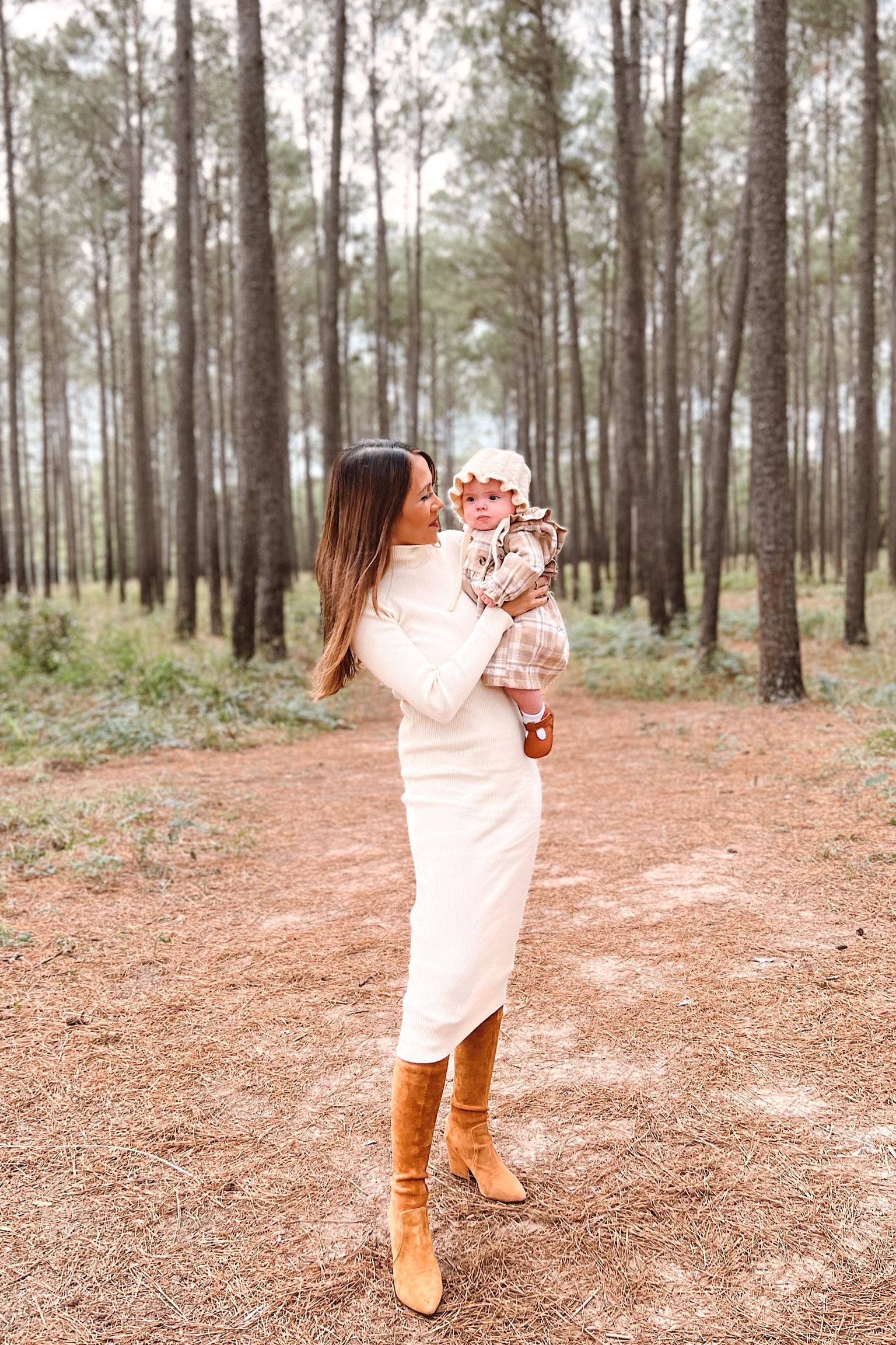 Sweater dress
Long sleeve dress
Amazon finds 
Knee high boots 
Baby girl outfit 
Baby bonnet 

#LTKshoecrush #LTKbaby #LTKstyletip