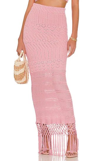 x REVOLVE Sandra Skirt in Bright Mauve | Revolve Clothing (Global)