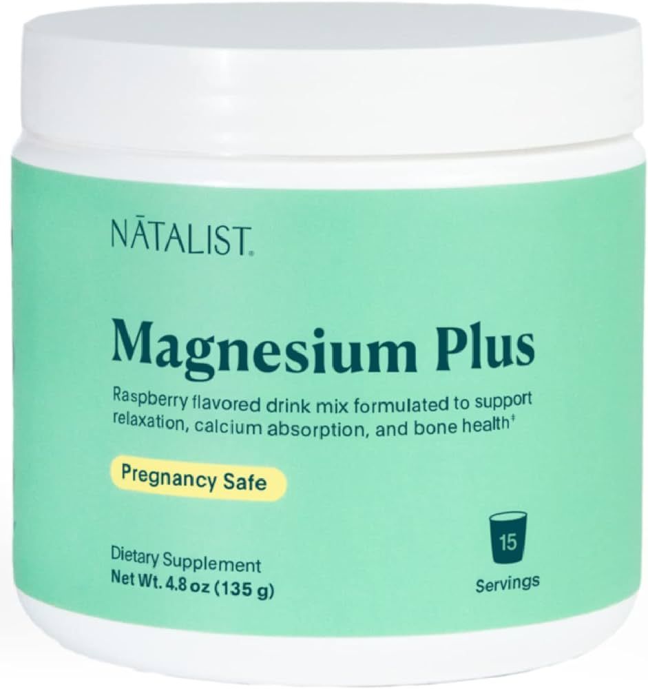 NATALIST Magnesium Plus 300 mg Drink Mix with Calcium & Vitamin D3 - Complete Whole Body Replenis... | Amazon (US)