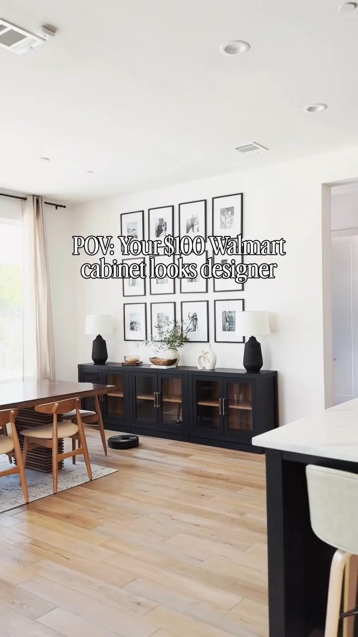 Okay but tell me why this cabinet looks like it should be $1,000… and it was only $100 at Walmart. 🤭

If you’ve been looking for a sideboard with that clean, modern look, you need to check this out. The color, the size, the lines… it just looks way more expensive than it actually was. A quick simple upgrade was changing out the hardware!



#LTKHome #LTKmomlife