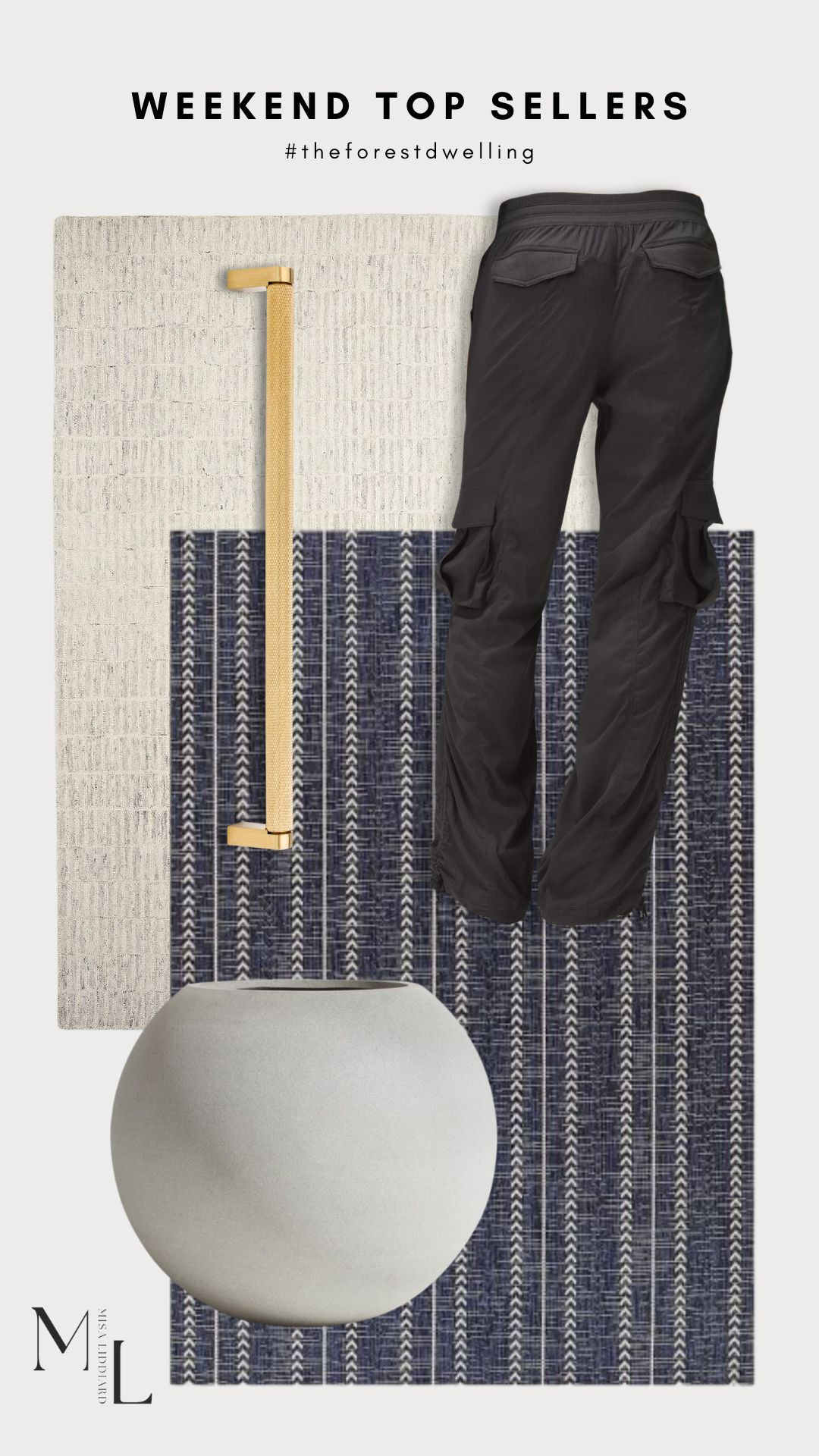 Sharing the top sellers from the weekend. These cargo pants are a wardrobe staple. I have them in multiple colors. This is one of my favorite planters. It can be used indoors or out and also comes in black. We have these 30" appliance pulls on the refrigerator and they look so good on the white oak panelling.  

 #LTKHome #LTKStyleTip