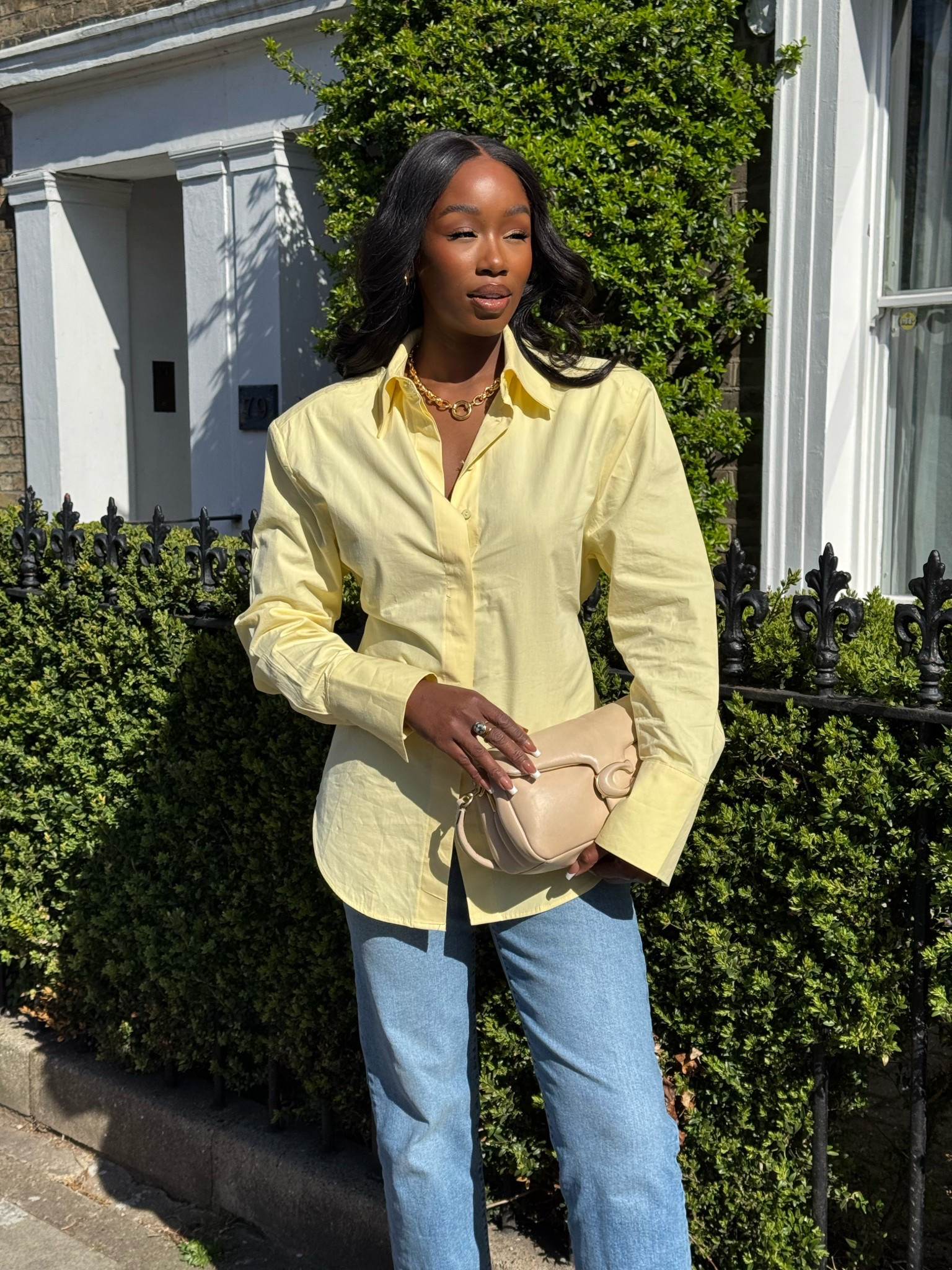 Wearing a size 10 in the shirt, the perfect summer colour! 

#LTKsummer #LTKspring #LTKuk