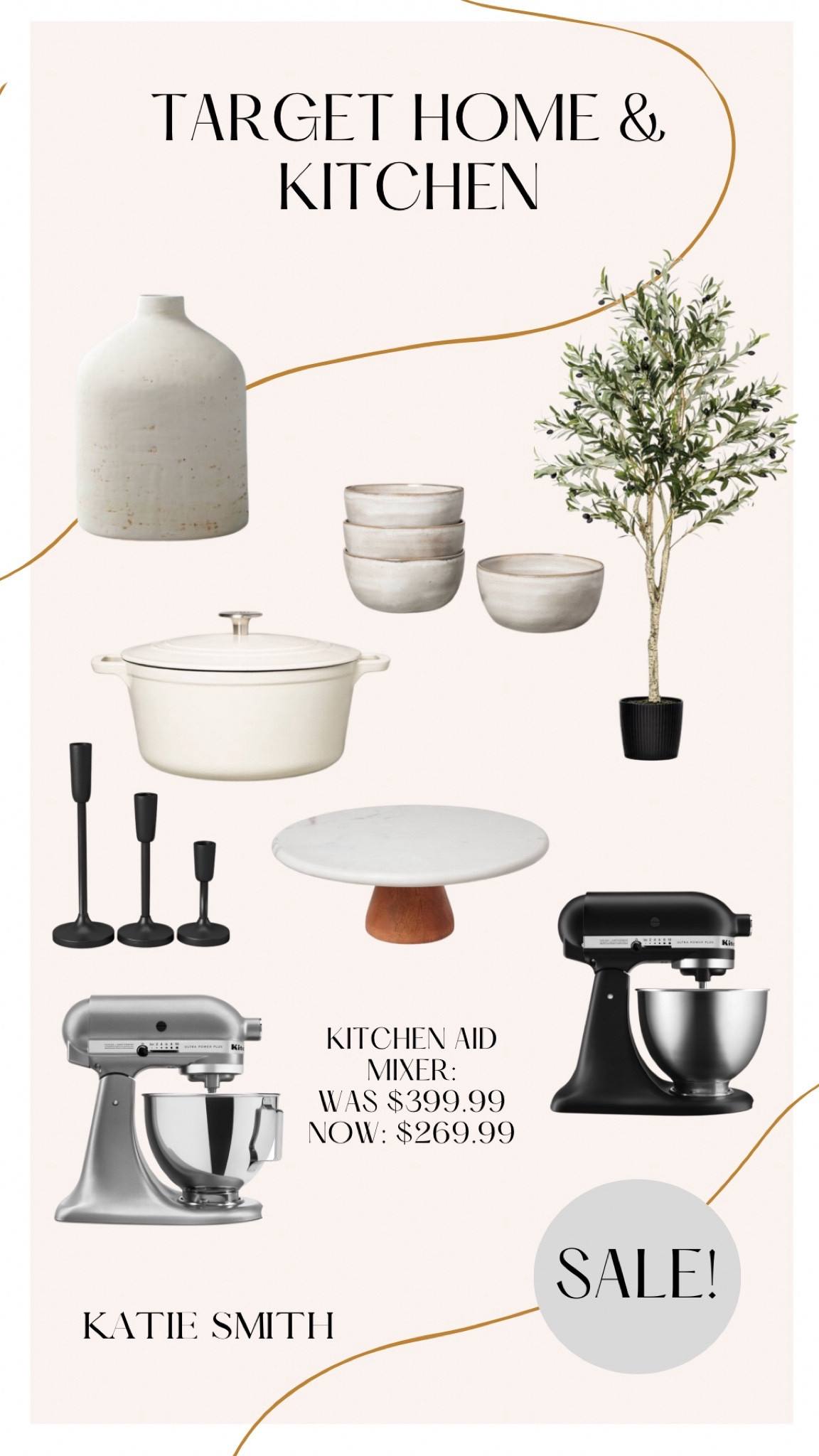 Target home and kitchen!

Kitchen aid mixer | candle holder | cooking pan | magnolia | home finds | Black Friday sale 

#LTKCyberWeek #LTKhome #LTKGiftGuide