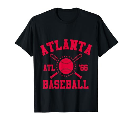 Atlanta Baseball | ATL Vintage Brave Retro T-Shirt | Amazon (US)