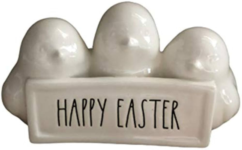 Rae Dunn by Magenta Happy Easter Chicks Trio | Amazon (US)