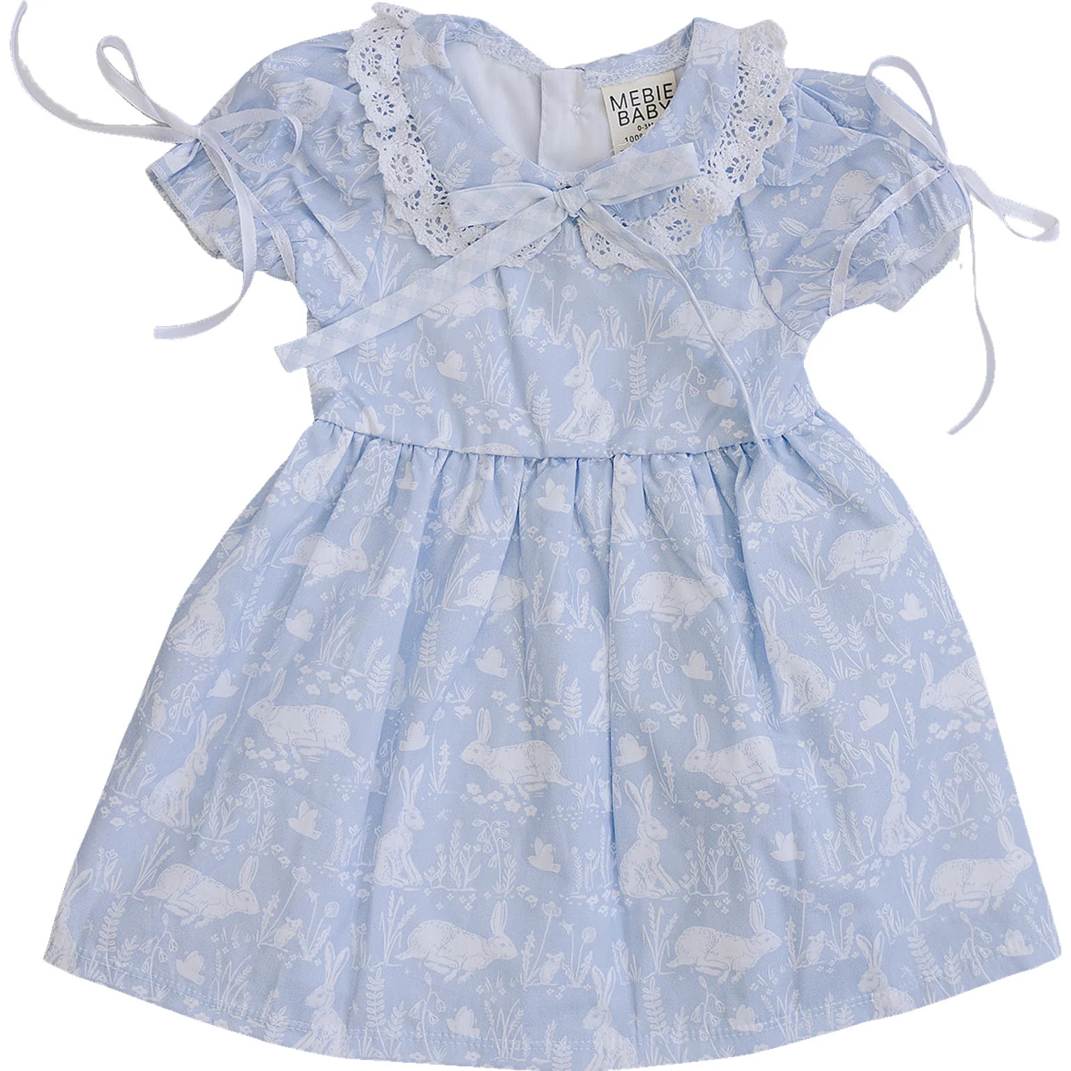 Blue Bunny Dress | Mebie Baby